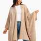 Carina Wool Knitted Poncho