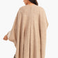 Carina Wool Knitted Poncho