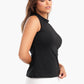 Black High Neck Slim Fit Top