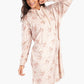 Printed Velvet Short Nightgown