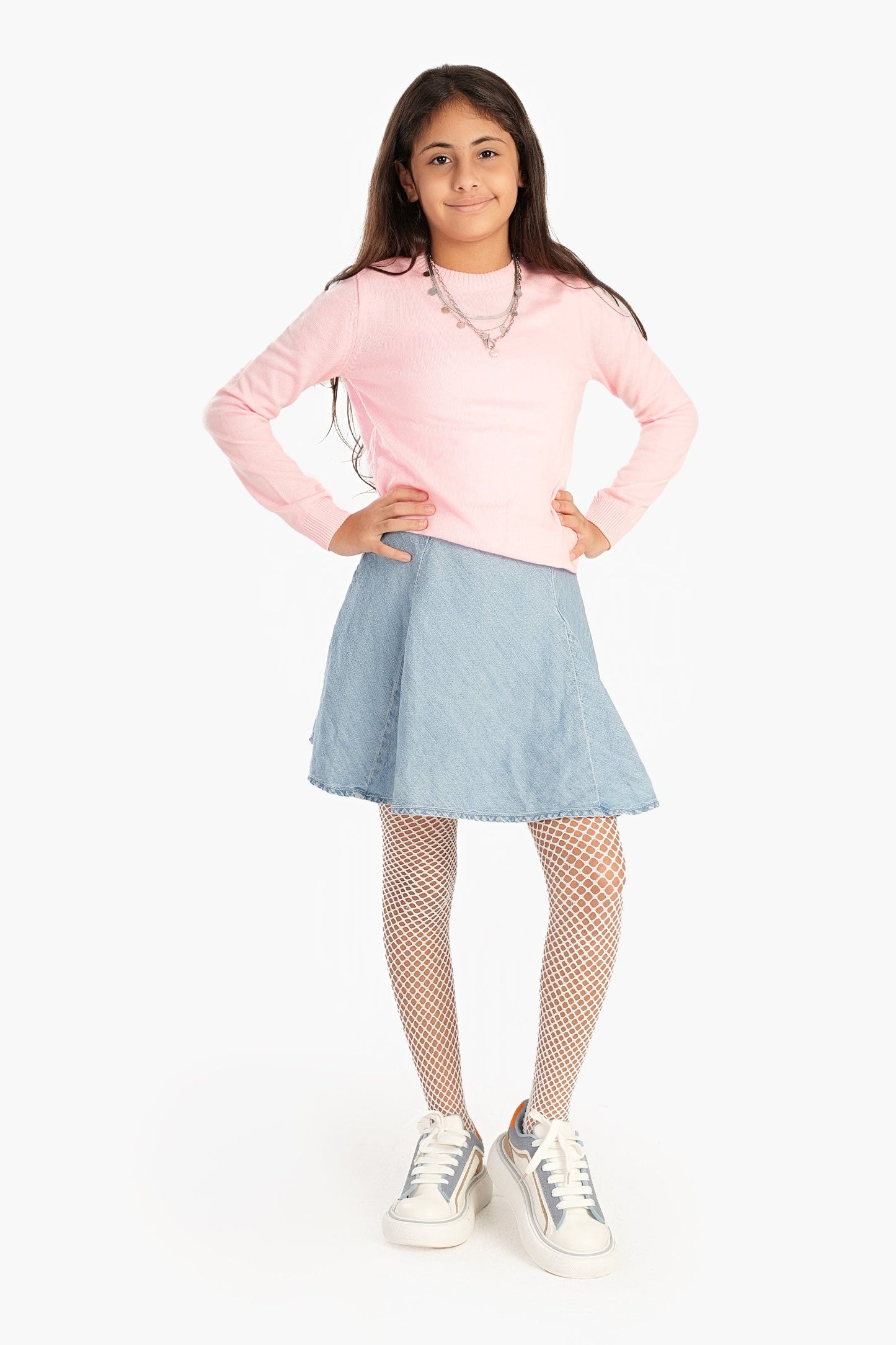 جوارب طويلة من البولي أميد للبنات