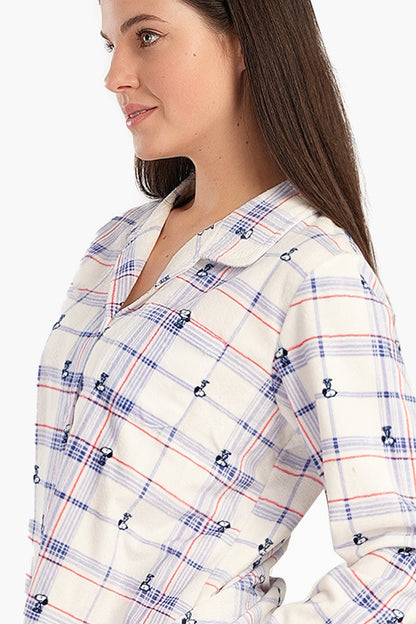 طقم بيجامة سنوبي المربّع