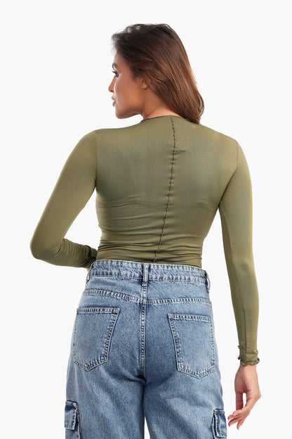 Frilled Hem Slim Top - Carina - ??Ã¢â‚¬â„¢????????ÃƒÂ±??Ã¯Â¿Â½ÃƒÂ¿??Ã†â€™?ÃƒÂ¿????