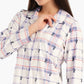 Checkered Snoopy Night Shirt