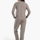 V-Neck Button Closure Pyjama Set