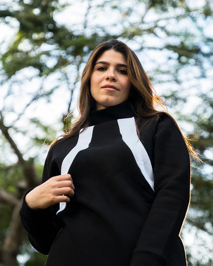 Nursing & Maternity High-Neck Sweatshirt