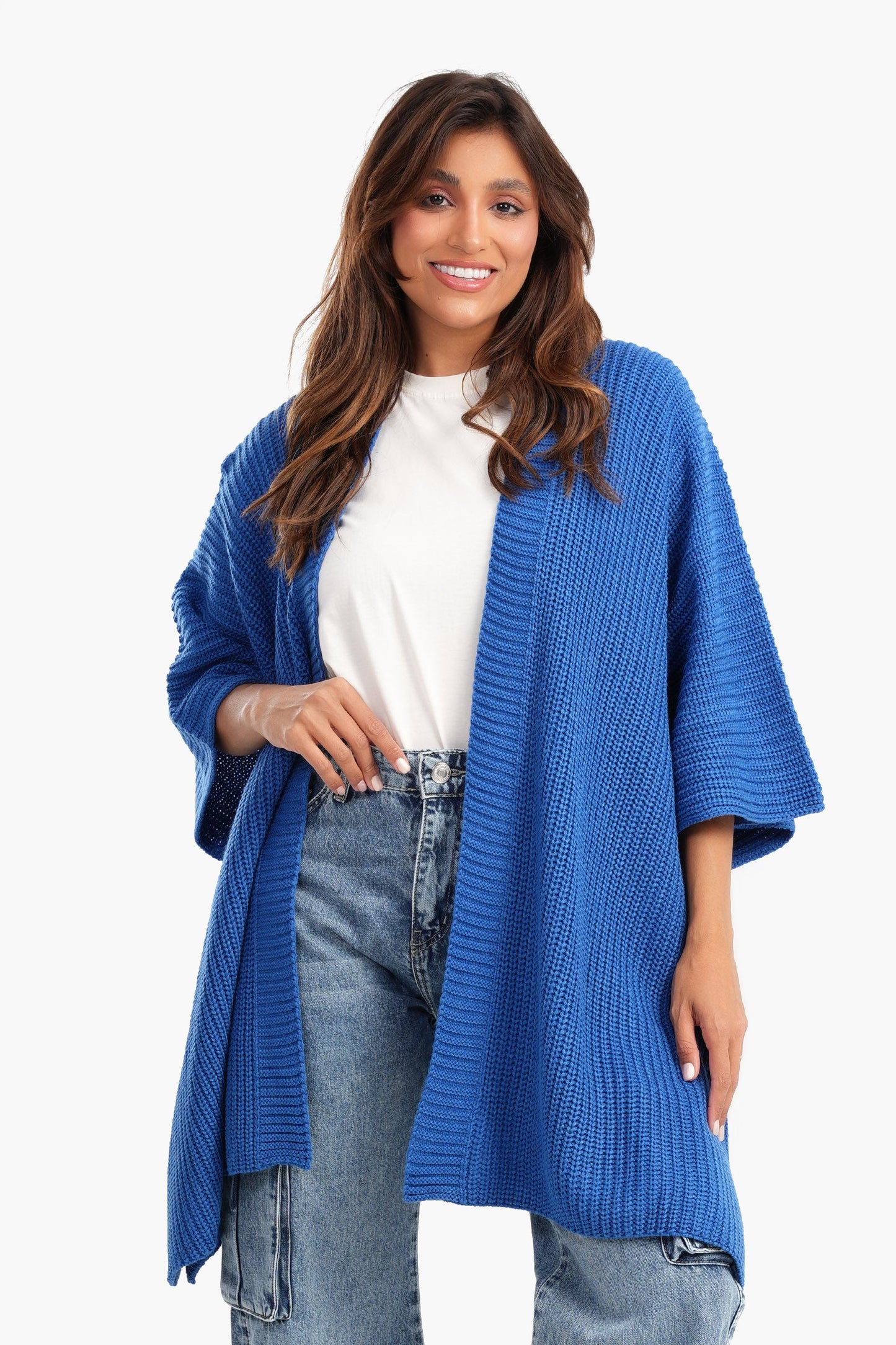 Carina Asymmetrical One Size Poncho