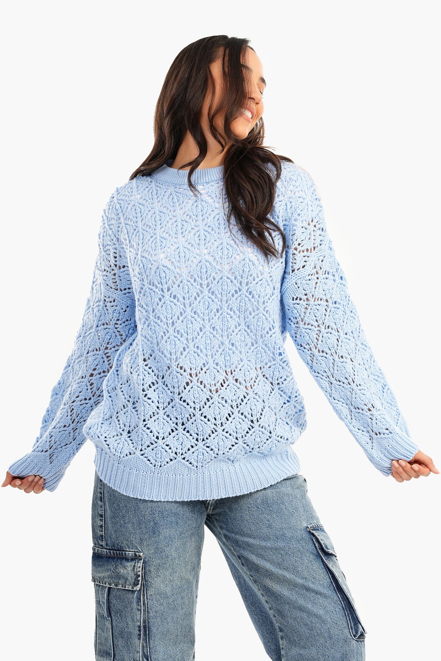 Carina Brocade Arcylic Pullover