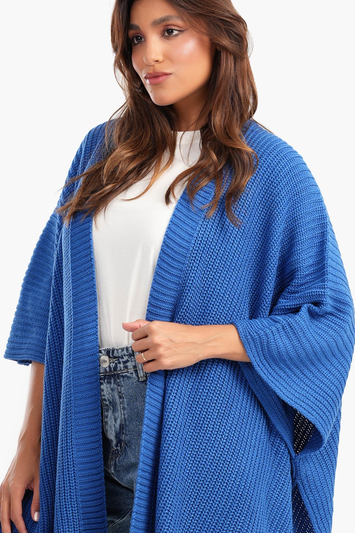 Carina Asymmetrical One Size Poncho