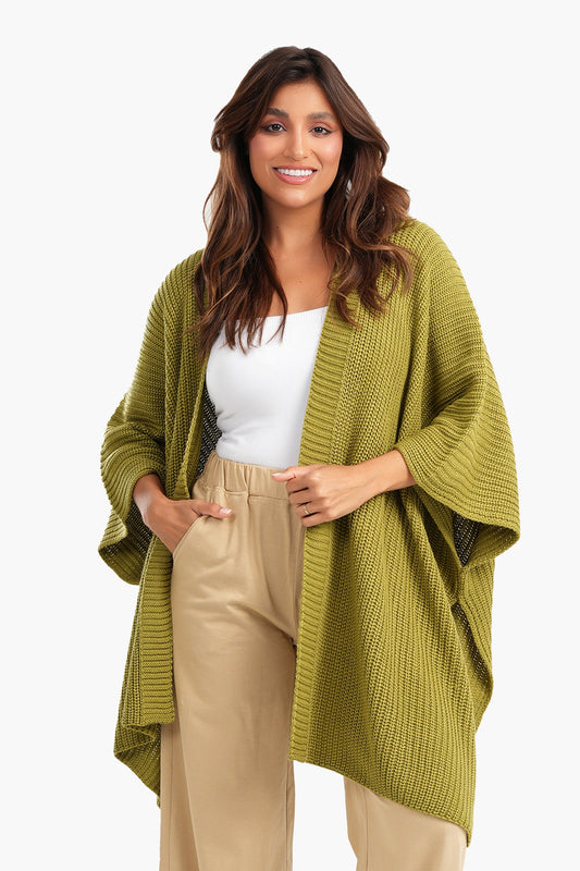 Carina Asymmetrical One Size Poncho