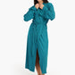 Long Sleeves Plain Robe