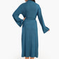 Long Sleeves Plain Robe