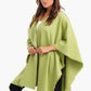 Carina Loose Fit Solid Pattern Poncho