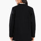 Reverse Collar Open Front Jacket