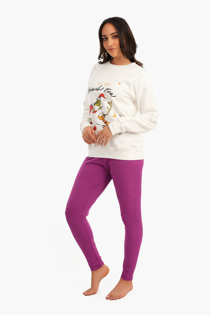 قميص بيجاما مطبوع من ميلتون