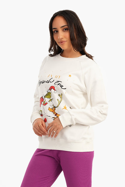 قميص بيجاما مطبوع من ميلتون