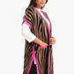 Carina Zebra Print Wool Vest