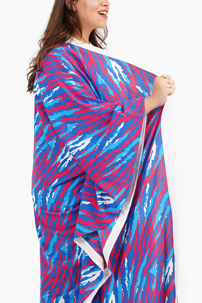 Batwing Sleeves Long Kimono