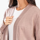 Drop Shoulder Trico Cardigan