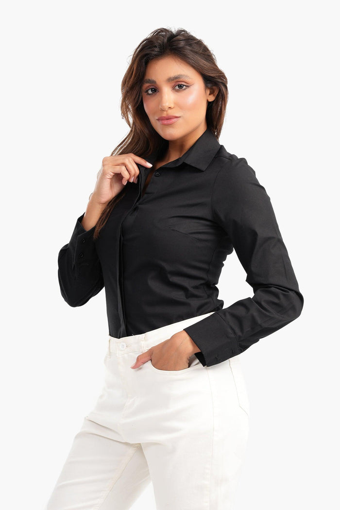 Carina Shirt with Full Hidden Placket