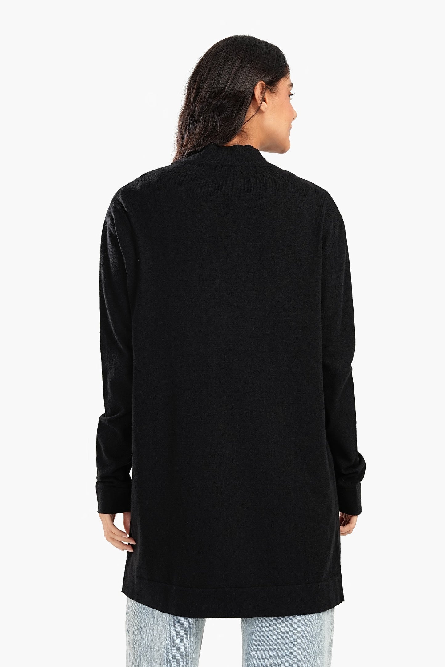 Drop Shoulder Trico Cardigan