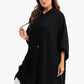 Carina Hooded Poncho with Knee Length