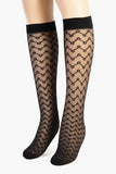 Black Chains Knee High Socks