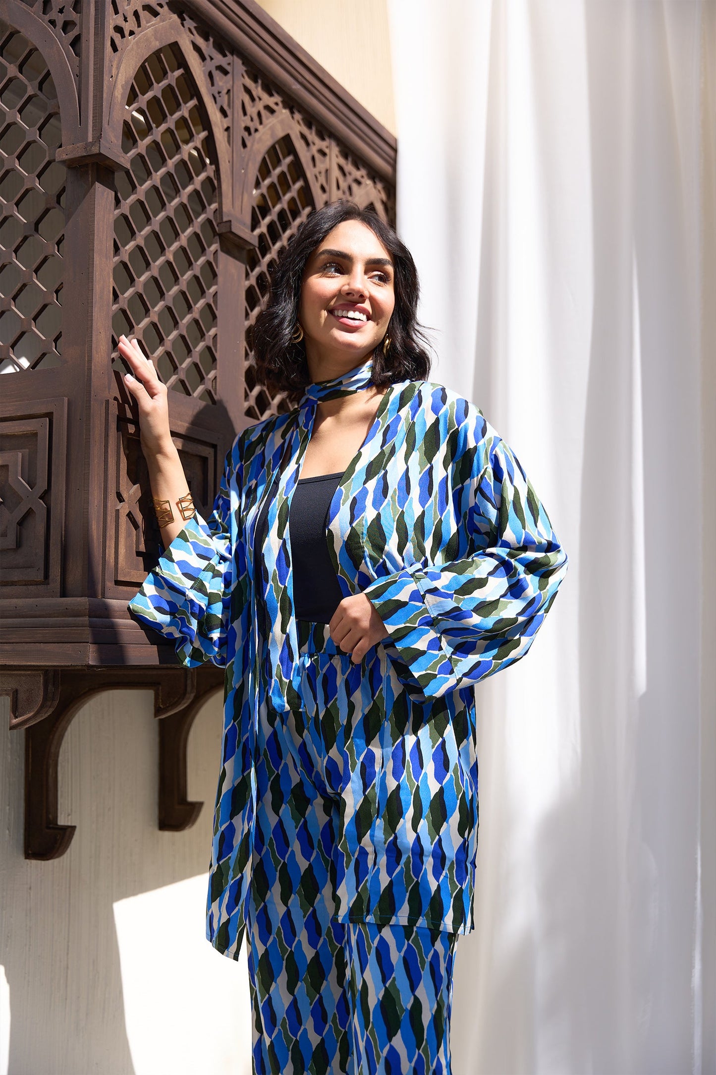 كيمونو ملون مريح