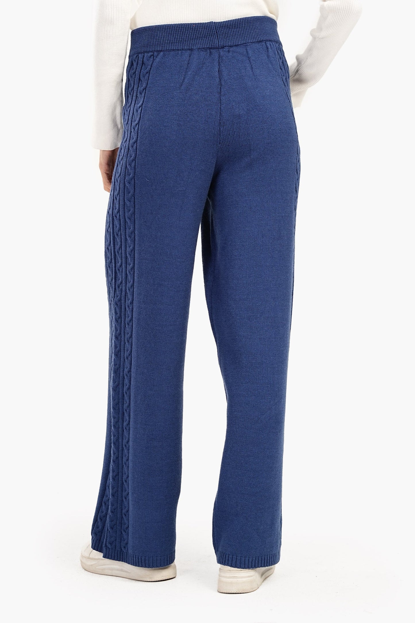 Lounge Pants With Cable Knit