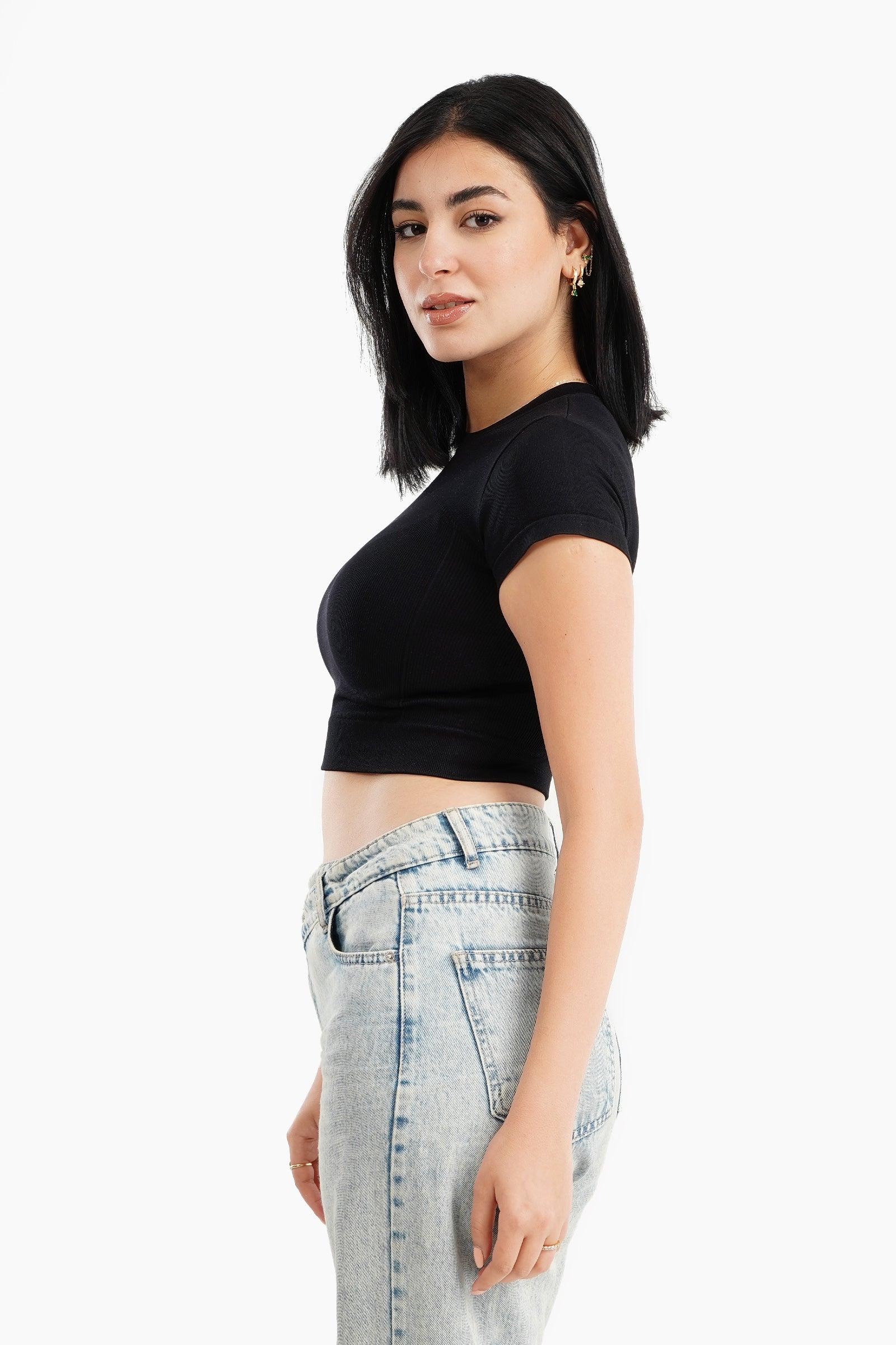 Short Sleeves Cropped Top - Carina - ??Ã¢â‚¬â„¢????????ÃƒÂ±??Ã¯Â¿Â½ÃƒÂ¿??Ã†â€™?ÃƒÂ¿????