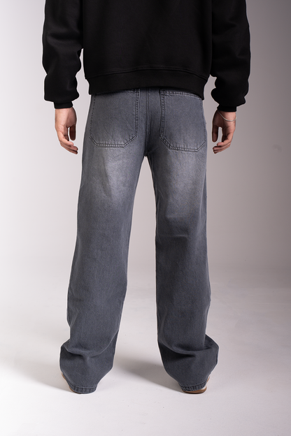 Relaxed Fit Jeans, Dark Gray