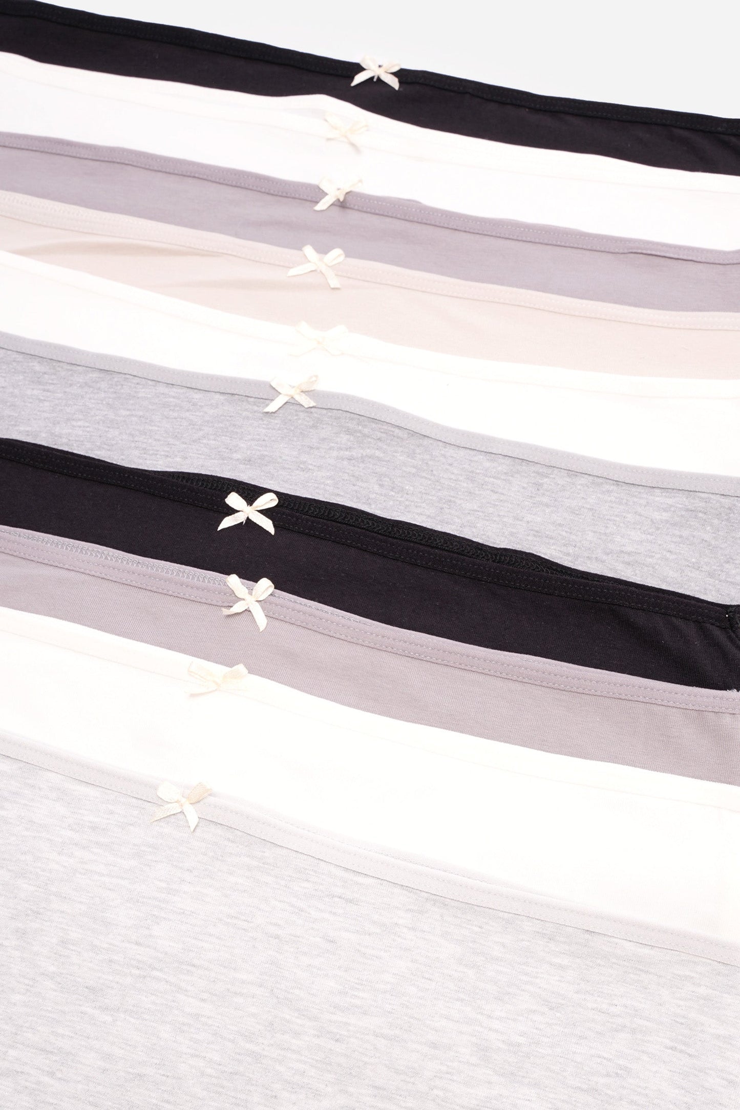 عبوة من 10 سراويل داخلية كاملة ملونة