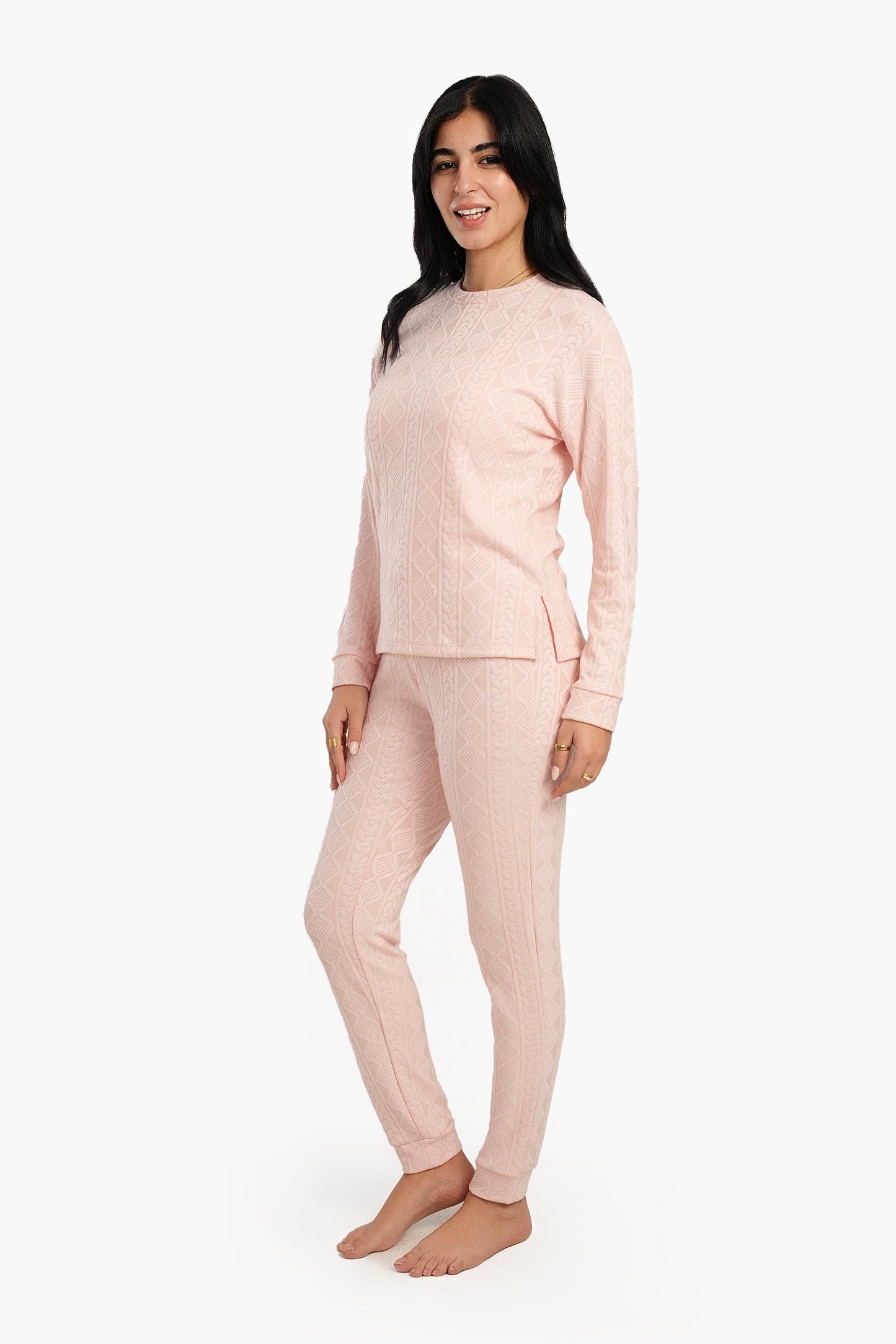 Jacquard Matching Pyjama Set