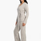 Wrap Front Ribbed Pyjama Set