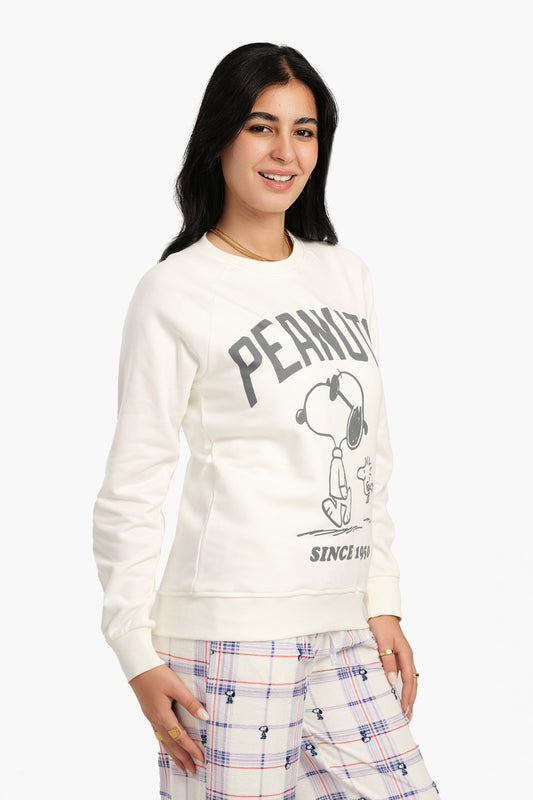 Snoopy Printed Pyjama Top