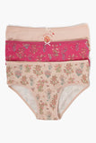 Pack of 3 Colored Brief Panties