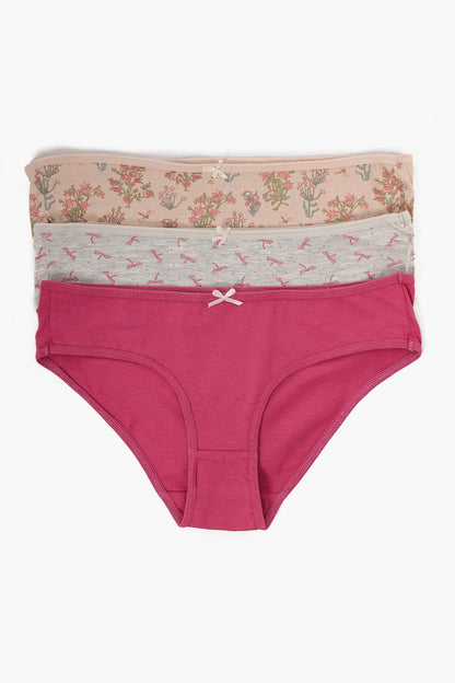 مجموعة من 7 سراويل بيكيني ملونة