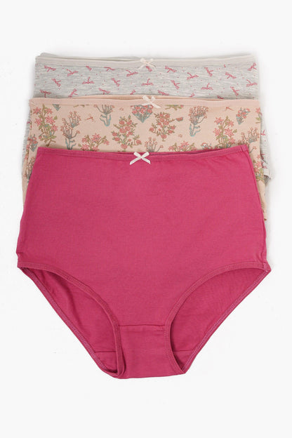 مجموعة من 7 سراويل داخلية كاملة ملونة