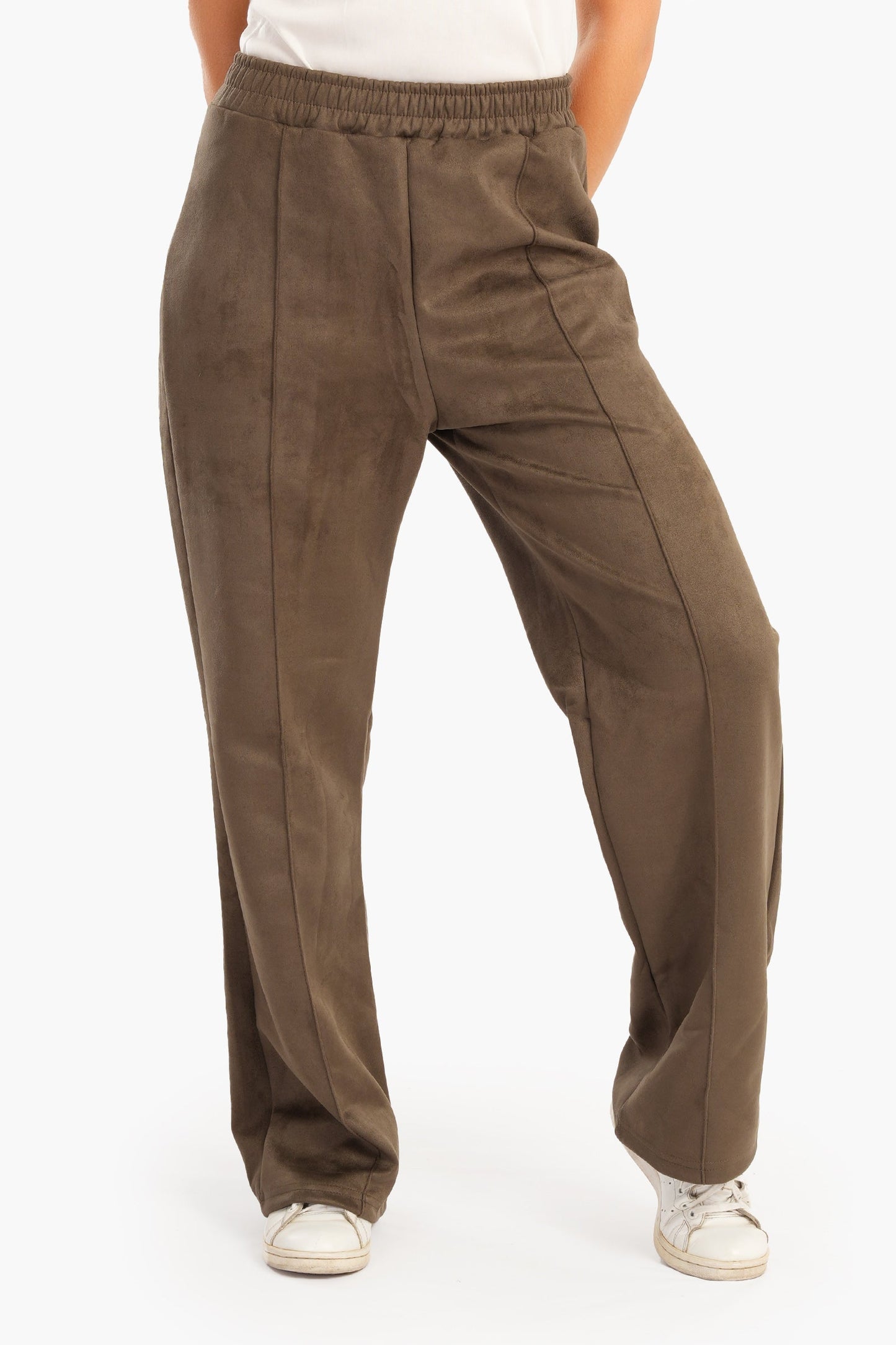 Olive Velvet Lounge Pants