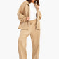 Beige Suede Lounge Jacket