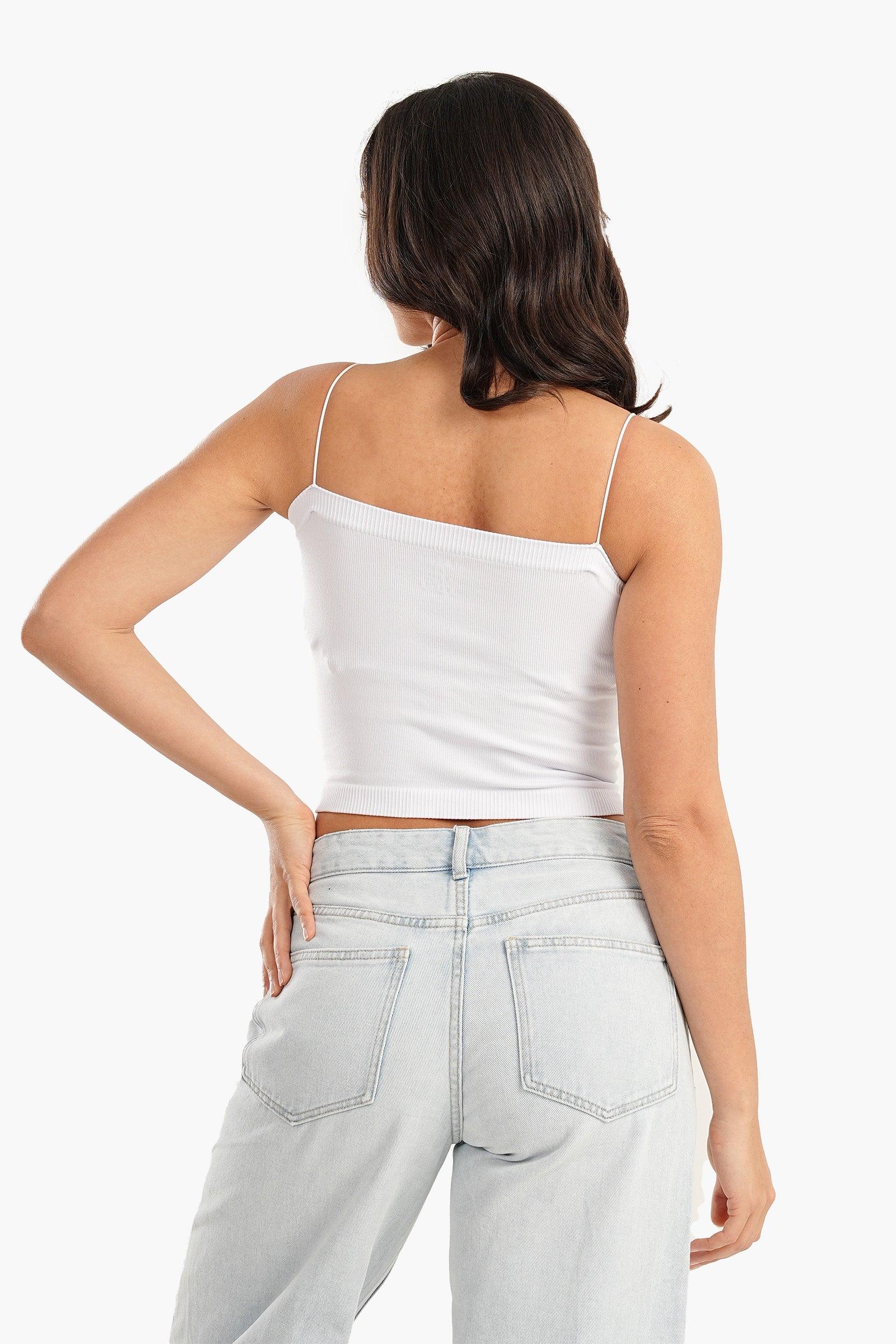 Spaghetti Straps Cropped Top - Carina - ??Ã¢â‚¬â„¢????????ÃƒÂ±??Ã¯Â¿Â½ÃƒÂ¿??Ã†â€™?ÃƒÂ¿????