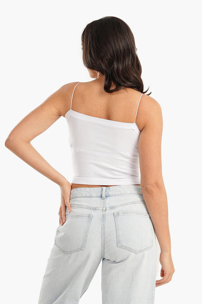 Spaghetti Straps Cropped Top - Carina - ??Ã¢â‚¬â„¢????????ÃƒÂ±??Ã¯Â¿Â½ÃƒÂ¿??Ã†â€™?ÃƒÂ¿????
