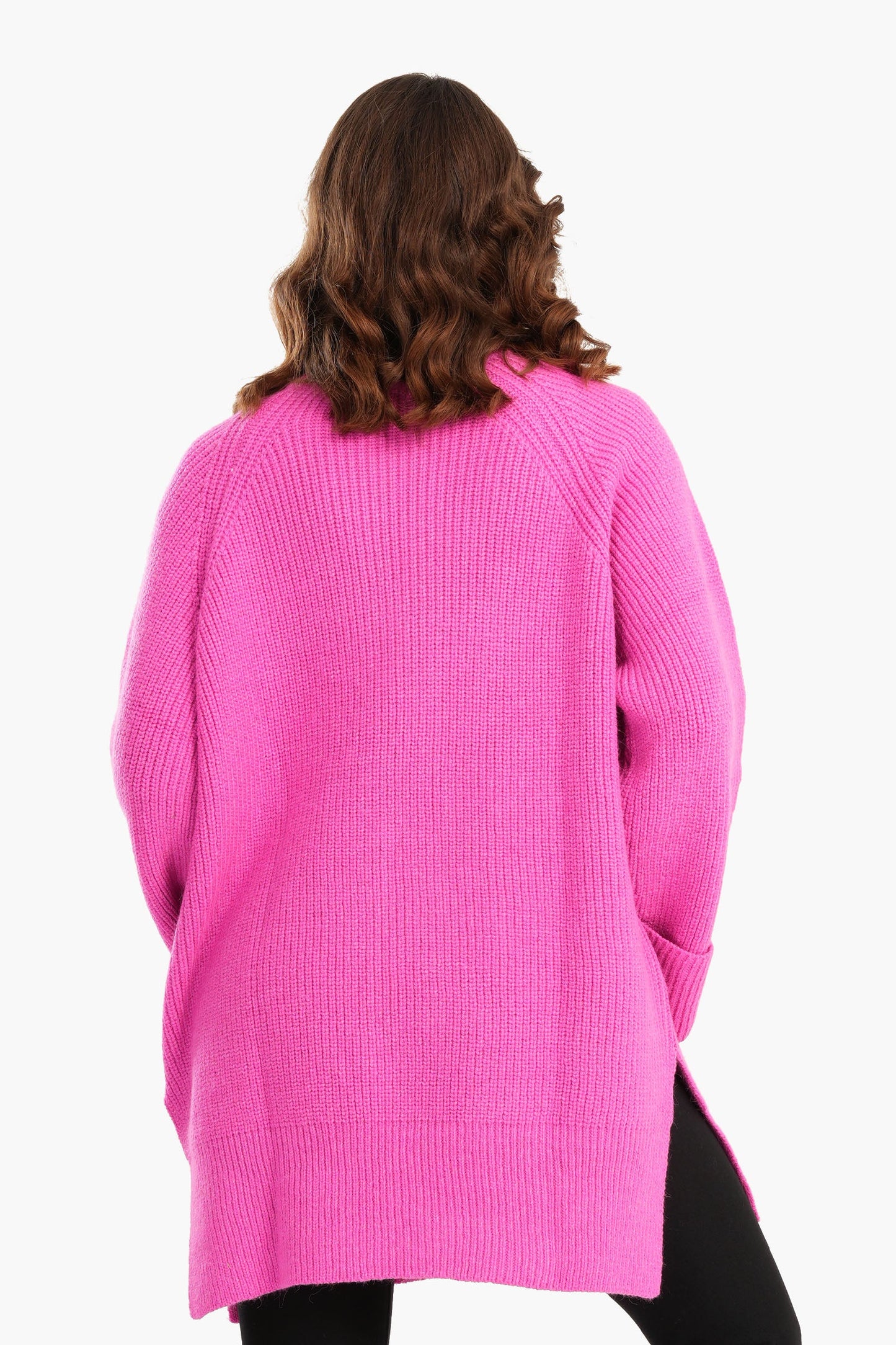 Relaxed Pullover with Folded Cuffs