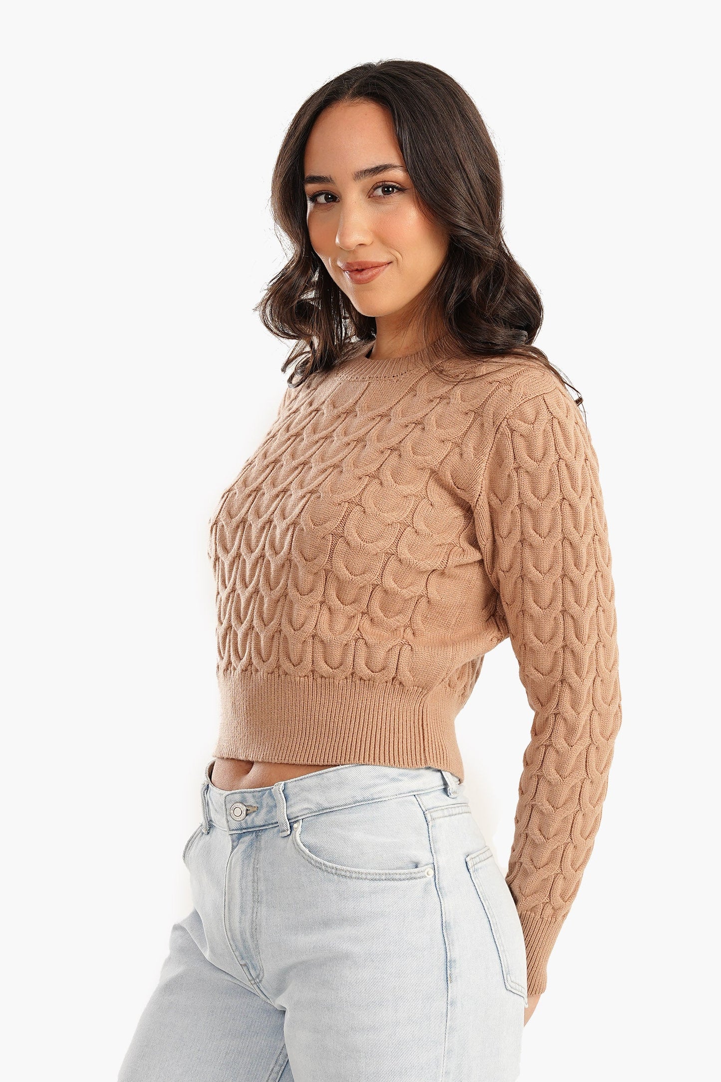 Carina Snug Fit Cropped Pullover