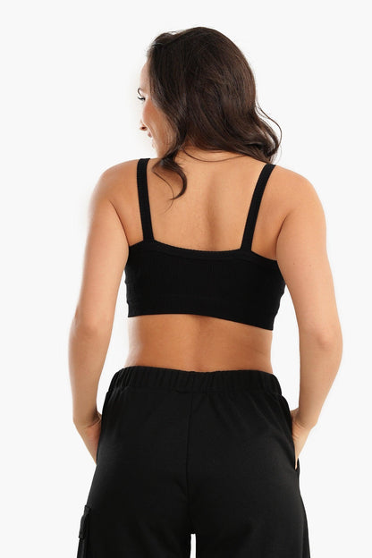 Plunge Neck Crop Top - Carina - ??Ã¢â‚¬â„¢????????ÃƒÂ±??Ã¯Â¿Â½ÃƒÂ¿??Ã†â€™?ÃƒÂ¿????