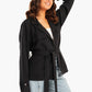 Voile Chic Jacket with Tie-Belt