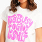 Cotton T-Shirt with Pink Print