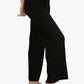 Carina Black Ribbed Pants