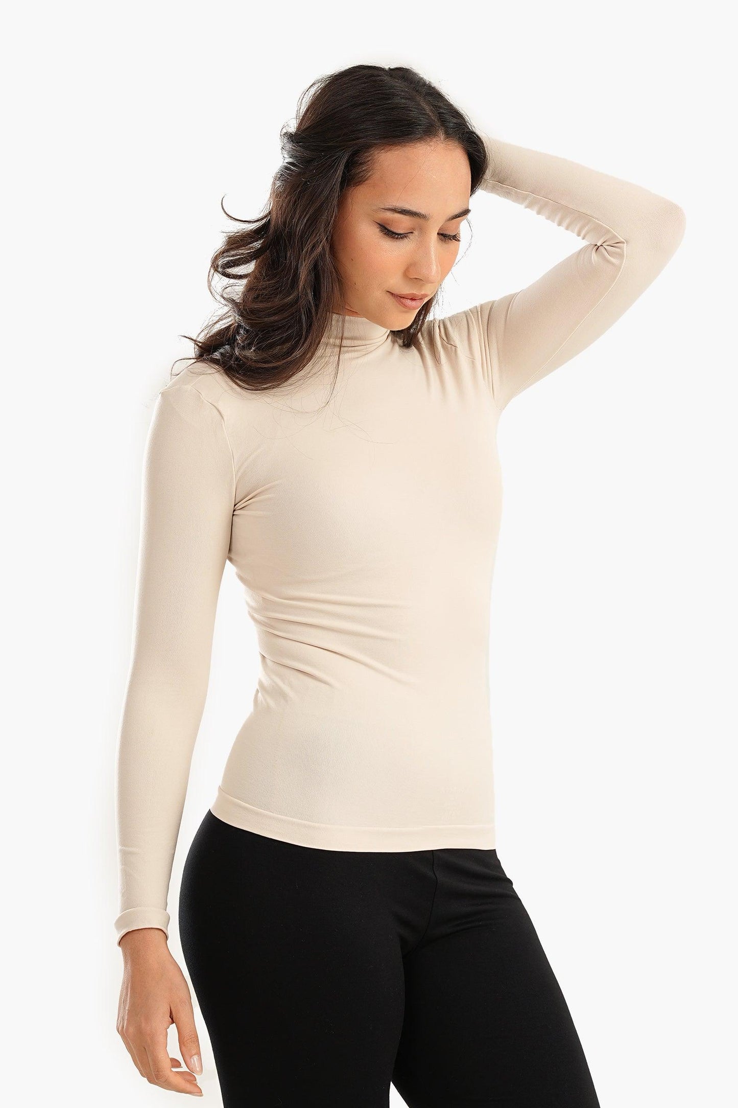 Carina Microfiber Long Sleeves Top