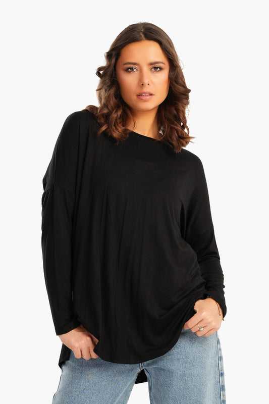 Long Sleeves Plain T-Shirt